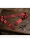 Bridal Waist Belt Burgundy Laced