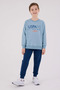 4-15 Years Old Licensed Us Polo Assn Boys Team-Blue