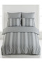 Bella Gold Natural Cotton Double Duvet Cover Set, Duvet Cover Set with Fitted Sheet