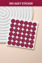 100Pcs Thank You Stickers Packaging Shipping Sticker Pyt0Kstk152 - 2