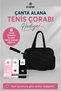 Parachute Fabric Tennis Bag with Racket Compartment, Padel Bag, Sports Bag and Tennis Bag, Black Sports Bag, Tennis Socks Gift - 2
