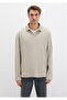 Loose Fit Gray Men's Long Sleeve T-Shirt M0613114-70154 - 4