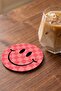 Smiley Face Patterned Coaster - 2