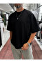 Black Two Thread Basic T-Shirt By-1208/363 - 3