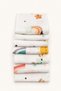 7-Pack 100% Cotton Double Layer Checkered Muslin Baby Mouth Wipes 25 X 25 cm - 3
