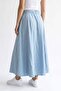 Women's denim a-line midi skirt - 3