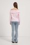 Madonna Collar Draped Knitwear Sweater - 4