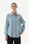 Basic Double Pocket Oversize Shirt