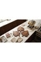 3-Piece Wooden Plane Leaf, Organizer, Multi-Purpose Stand Cutting Board 21 cm X 28 cm