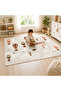 Hot Baloon Kids Cushion Play Mat Rug – Soft Padded Carpet with Non-Slip Backing - 2