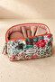 Makeup Bag Quilted Organizer - Travel Cosmetic Organizer Zippered Multi-Purpose Women's Bag 20X10X7 cm - 2