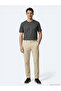 Dark Khaki Plain T-Shirt - 4