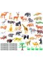 53-piece wild animal Marine insect farm dinosaur set simulation small animal model toy