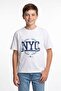 100% Cotton Text Printed Boy's T-Shirt - 2
