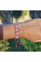 Miyuki Red Sparkle Bracelet - 2