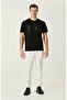 Siyah Baskılı T-Shirt - 3