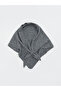 Alita City Lcw Accessories Anthracite Knitwear Plain Women's Scarf with a Difference