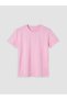 Alita City Lcw Kids Pink Short Sleeve Oval Neck Girls' T-Shirt with a Difference