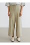 Trendlucky Women's Wide Leg Pants with Elastic Waist and Difference in Color - 2
