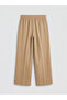 Nevavm Women's Linen Blend Trousers with Elastic Waist - 6