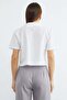 Bow-Tie Buttoned Crop Shirt - 8