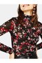 Bluza, Negru floral