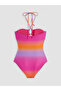Trendlucky Batik Patterned Women's Swimsuit with Removable Pads - 4