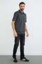 Zippered Polo Neck Piqué T-Shirt - 4