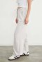 Modal Sweatpants with Tie Waist and Green Front Detail - 5