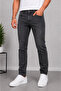 Men's Anthracite Slim Fit Lycra Laser Jeans