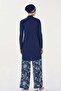 4-Piece Hijab Swimsuit with Patterned Trousers - 2