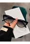Vega Black Cat Eye Cat Eye Unisex Women Men Retro Uv400 Stylish Classic Bone Sunglasses