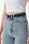 Faux Leather Twisted Belt - 3
