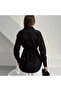 Women's Lace Detailed Waist Formed Shirt Nsa-58094 - 4
