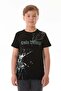 100% Cotton Text Printed Boy's T-Shirt - 2