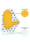 Cat Dog Washing Hair Remover Knot Remover Plastic Grooming Massage Glove Hand Brush (5263) - 2