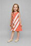 Girl's Coral Dress - 2