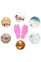 12 Pairs Random Color Disposable Foam Slippers Pedicure Slippper For Salon Spa Pedicure Foot Flip... - 5