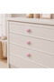 Small Light Pink Chubby Heart Handle - Width 4.5 cm Length 4.5 cm Baby Kids Teen Room Cabinet Furniture Handle - 3