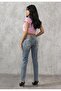 Cbw-0347 women's Slim Fit pants with aged stitching - 5