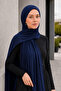 Hijab Shawl Jersey Lycra Shawl Hijab Navy Blue