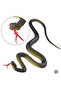 45cm Fake Realistic Toy Snake Simulation Anaconda Scary Halloween To Scare Birds Props Pra... - 4