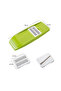LMETJMA Mandoline Slicer Stainless Steel Vegetable Slicer with 3 Blades Julienne Slicer Cutter fo... - 2