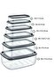 12 Pieces Picnic Camping Travel Storage Box| White Rectangular Storage Box - 5