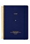 A5 Spiral Linen Timeless Planner Agenda, with Elastic Pocket