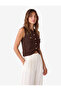 Jewel Buttoned Appliqued Crew Neck Knitwear Vest - 2