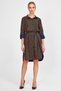 ALEXANDERGARDY ADJUSTABLE SLEEVES BIRTED SHIRT DRESS (B23-1403 00)