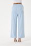 100% Tencel High Waist Wide Leg Pants (Blue) - 5