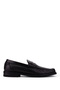 Men's Genuine Leather Black Loafer Shoes