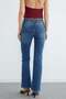 High Waist Zipper Flare Jeans - 7